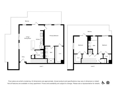 Floor plan for 3 beds, 3 baths, 1661 sqft